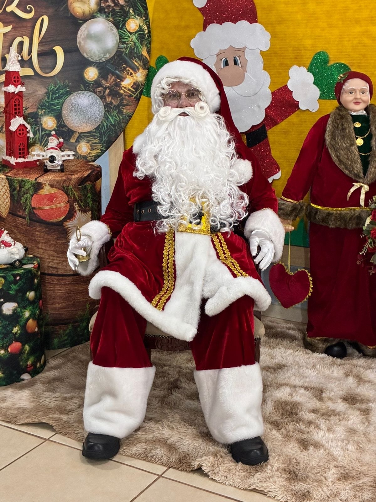 Papai Noel em animação da Realize