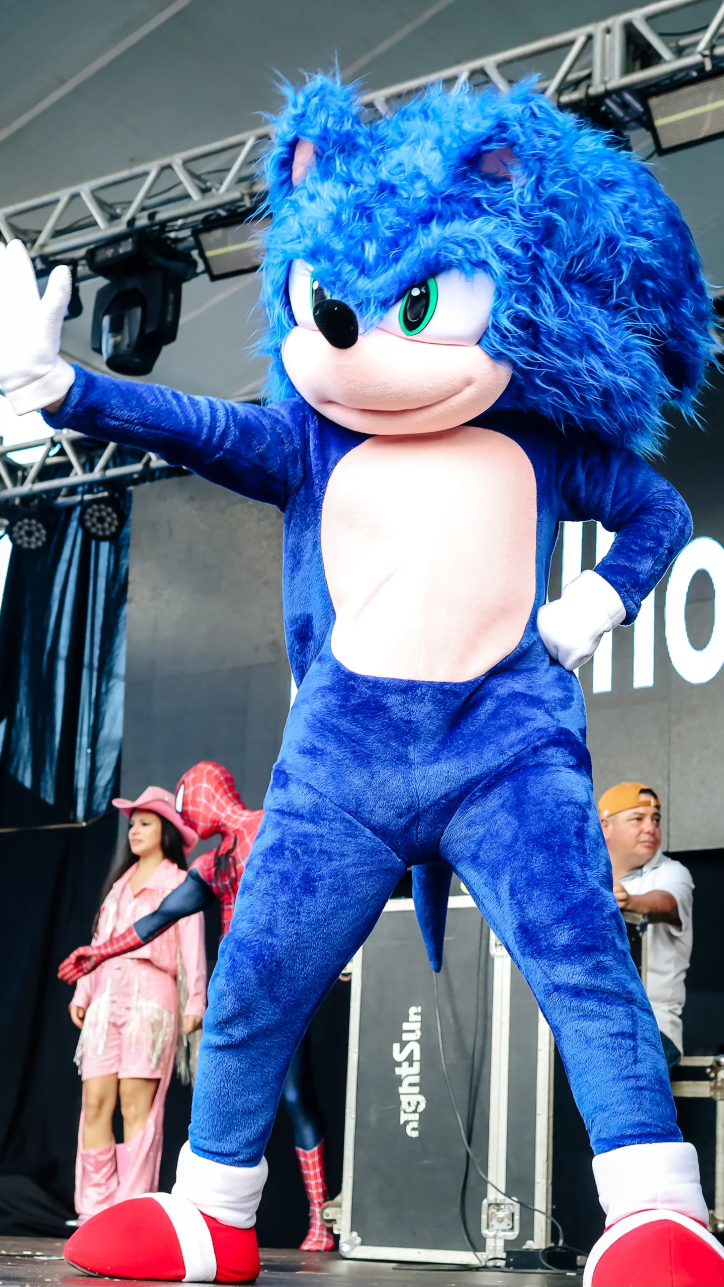 Sonic em evento da Realize
